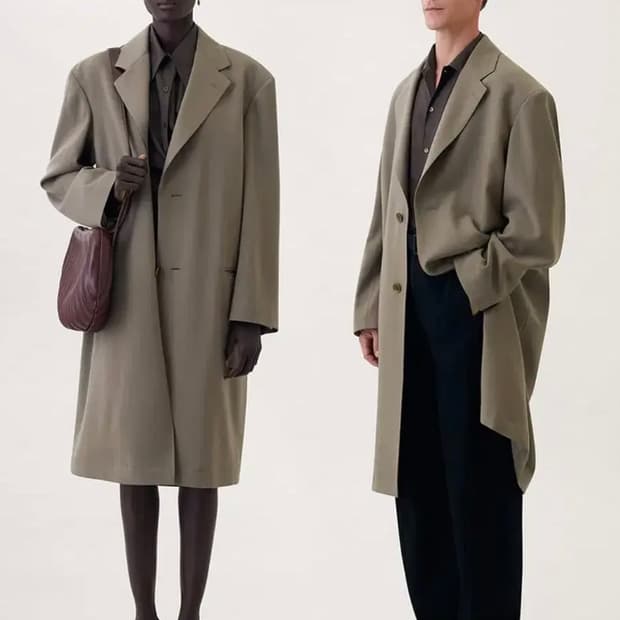 르메르 라이트 수트 코트