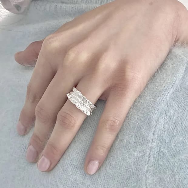(Silver925)다니 레이스 링 12.5호 실버 반지 은반지