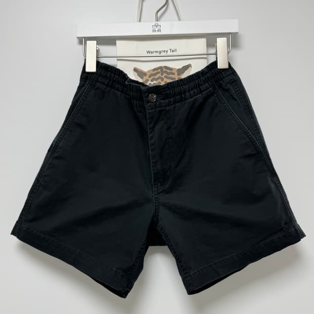 정품)폴로랄프로렌 히든로고 프렙스터 쇼츠 xs 블랙