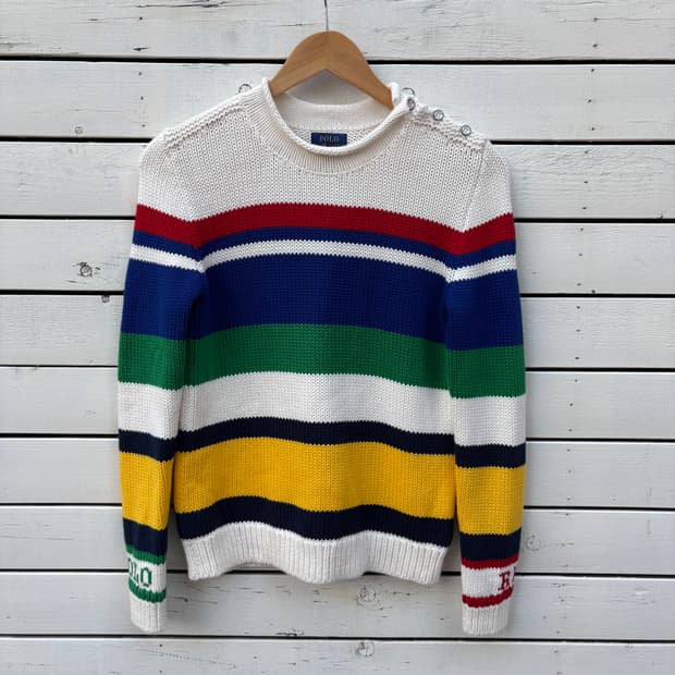 Polo 폴로 스트라이프 니트