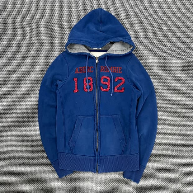 아베크롬비 빈티지블루 후드집업
