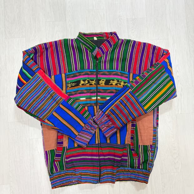 80‘s 빈티지 에스닉 패턴자켓