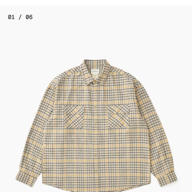 카키스 하우스 체크셔츠