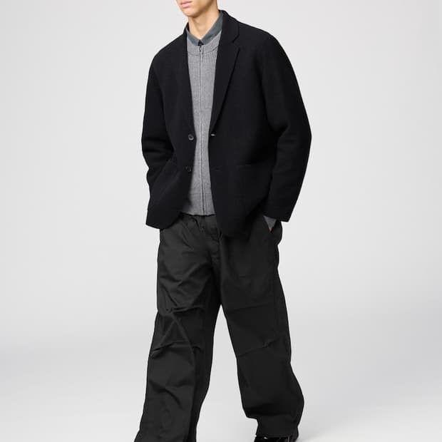 새상품) 유니클로 C 와이드파라슈트팬츠 S