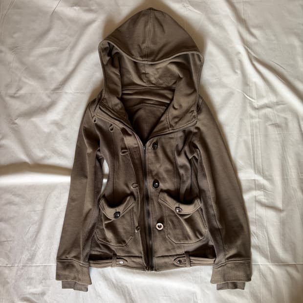 JPN high-neck hoodie