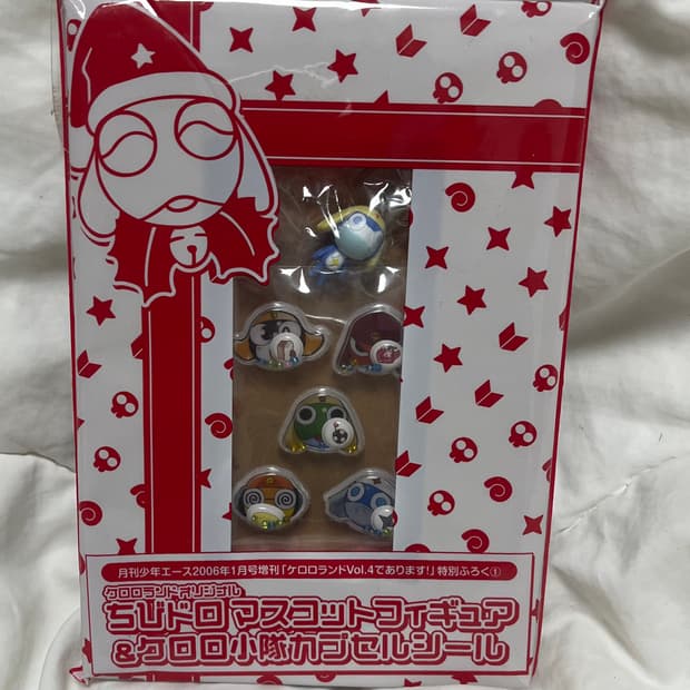 케로로 도로로 치비 아기 도로로 제로로 키링 스트랩 스티커 부록 빈티지 