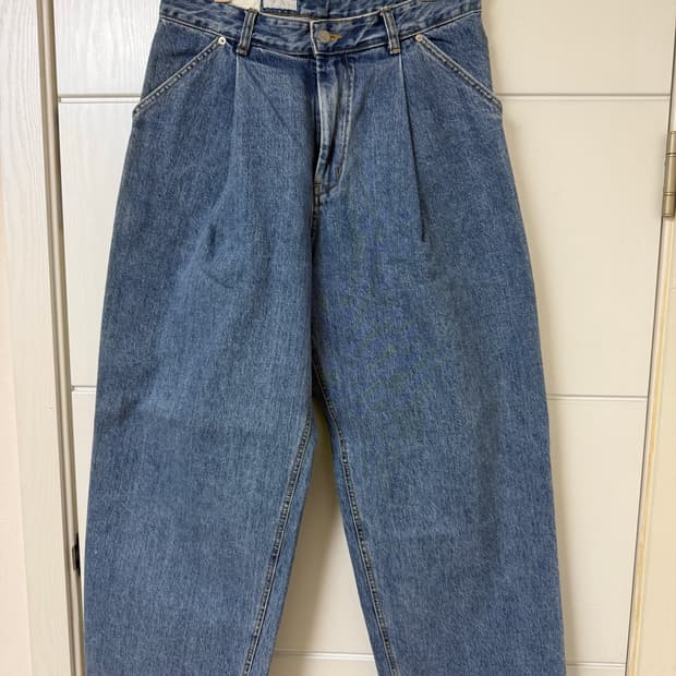 유스 스트럭처 데님 M 블루