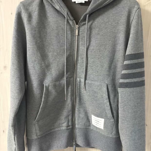 톰브라운 그레이 사바 후드집업