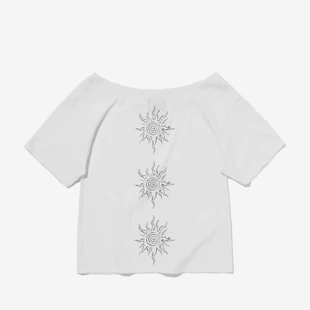 SUNNY ONE SHOULDER TEE [WHITE]