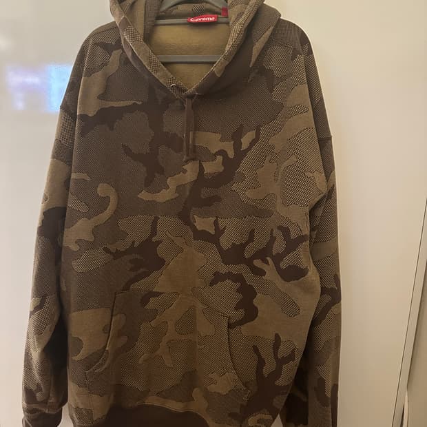 슈프림 자카드 후드 