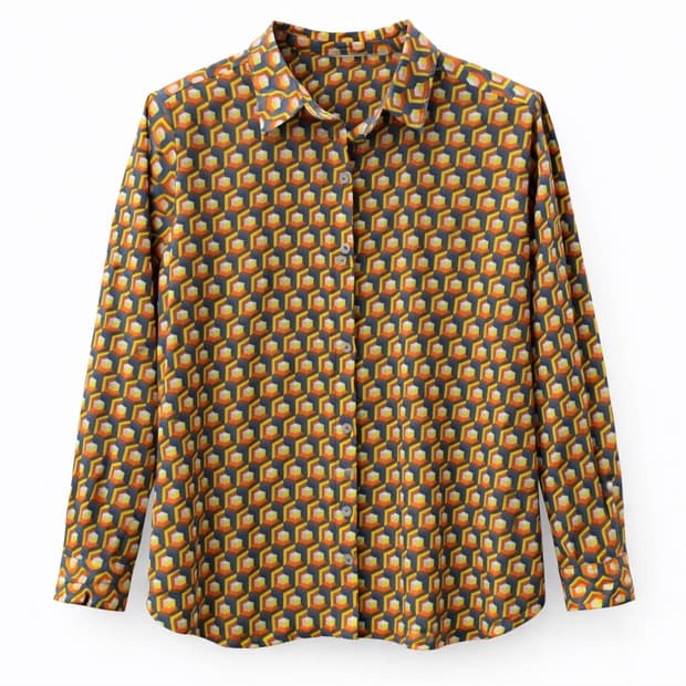 Oilily 패턴 셔츠 사이즈 38