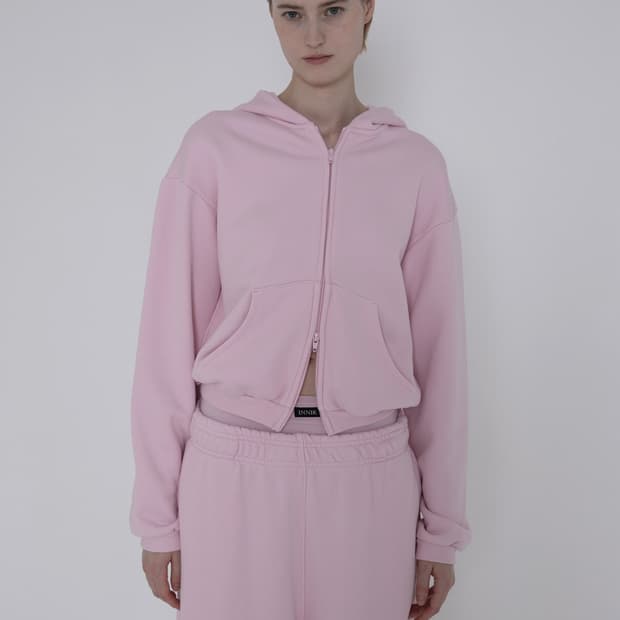 INNIR 253 후드집업 IVEL HOODIE (POWDER PINK)