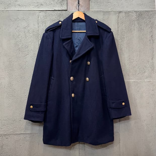 80s 오리지널 빈티지 해군 피코트 (L)  