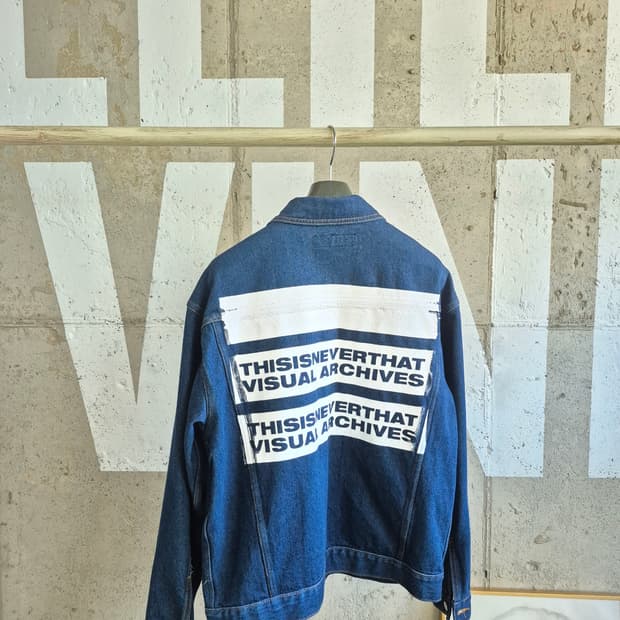남성100)디스이즈네버댓 데님 자켓 청자켓