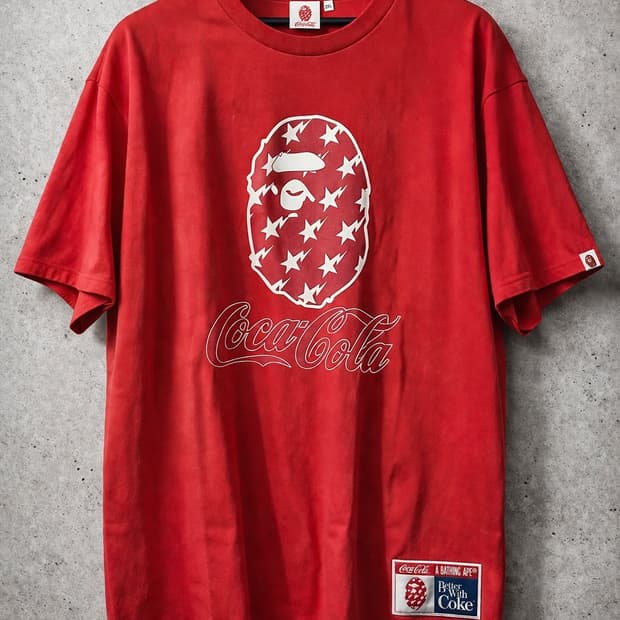 Bape x Coca-cola 숏슬리브