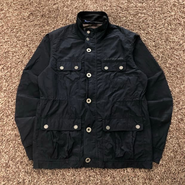 캘빈클라인 쿼드포켓 바람막이 자켓