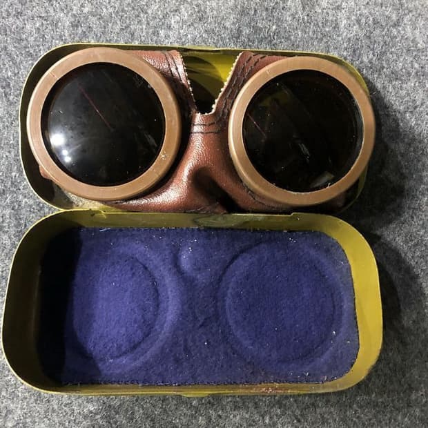 소련파일럿가죽고글