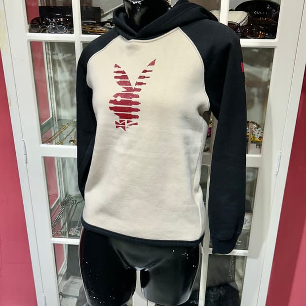playboy hoodie 플레이보이 로고 디자인 후드티