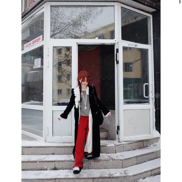 프레클 wool knit tie-hem Pants