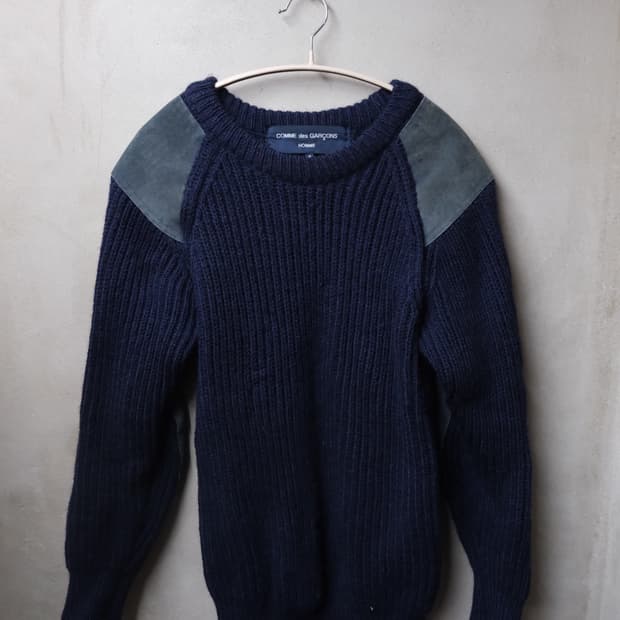 Comme des garcons homme 패치 니트 s