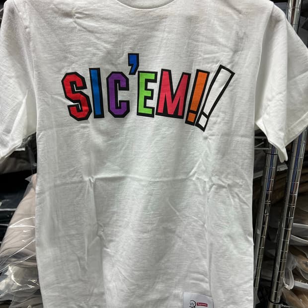 슈프림 더블탭스 화이트 s