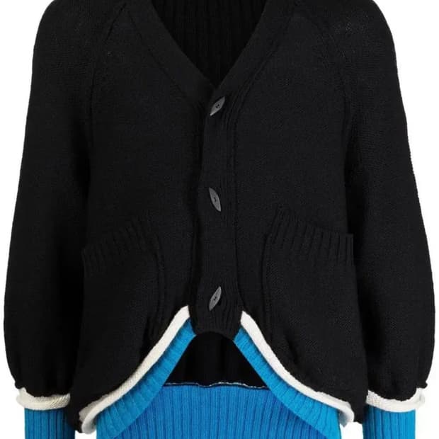 키코 코스타디노스 아이블리쉬 가디건 블루블랙 50