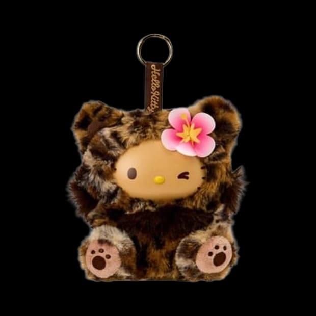 산리오 헬로 키티 파인 페이스 캣 브라운