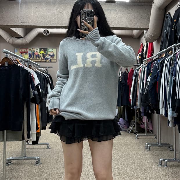 폴로 랄프로렌 RL 로고 니트 스웨터 S98