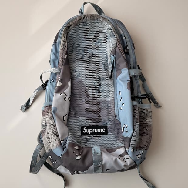20ss 슈프림 블루 카모 백팩