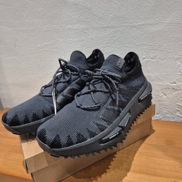 아디다스 x 네이버후드 NMD S1 니트 코어 블랙 콜라보레이션