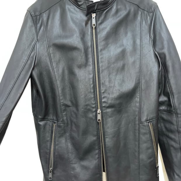 Voguish 투웨이 레더 자켓