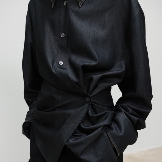 Rrace stitct shirt 트위스트 스티치 셔츠