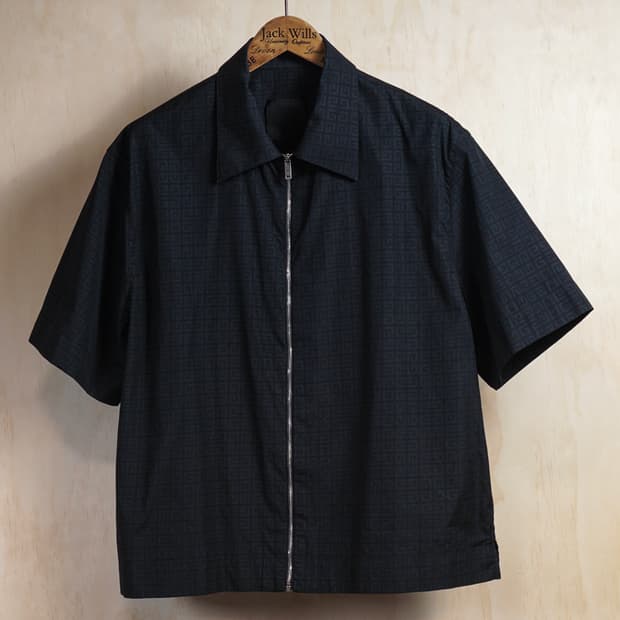 지방시 4G 올오보 집업 셔츠