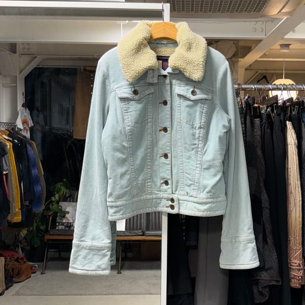 캘빈클라인 민트 셰르파 자켓 