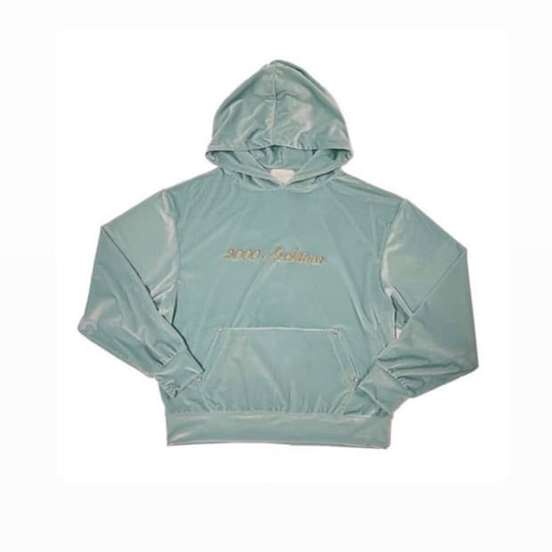 2000 archives hoodie mint gold