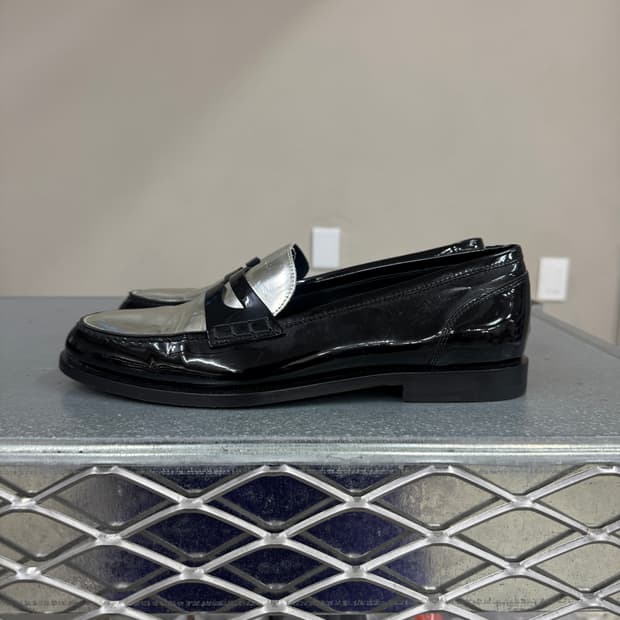 발망 실버 페니 로퍼 42