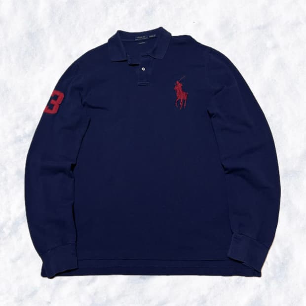 폴로 랄프로렌 빅포니 네이비 긴팔
