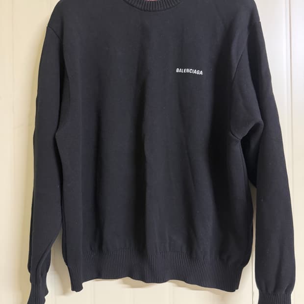 발렌시아가 폴리티컬 캠페인 크루넥 니트 스웨터  L