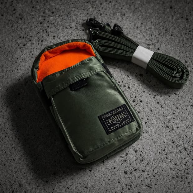 포터 탱커 폰케이스 파우치 세이지그린