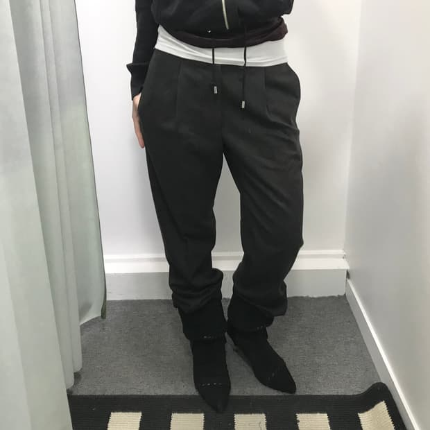 인코텍스 차콜 울 슬랙스