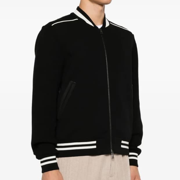 몽클레어 블랙와펜 니트패딩