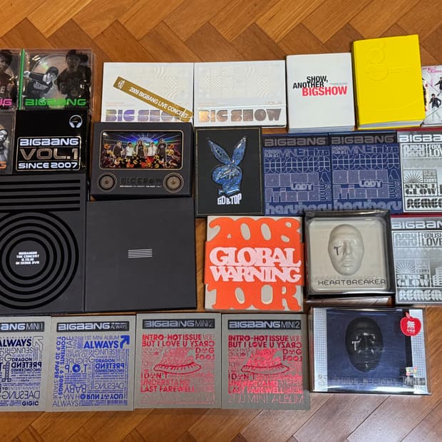 빅뱅 앨범 및 DVD 일괄 판매