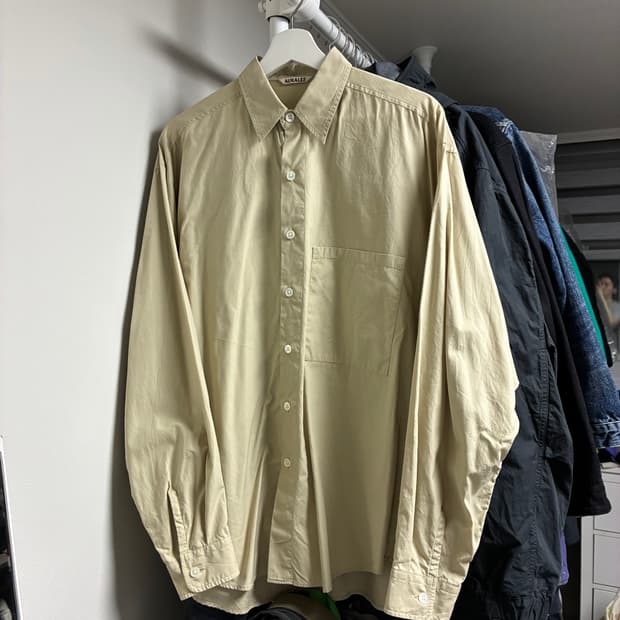 오라리 셔츠 라이트 베이지 4사이즈