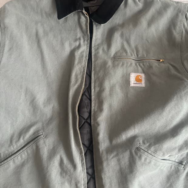칼하트 디트로이트 자켓 스모크 그린