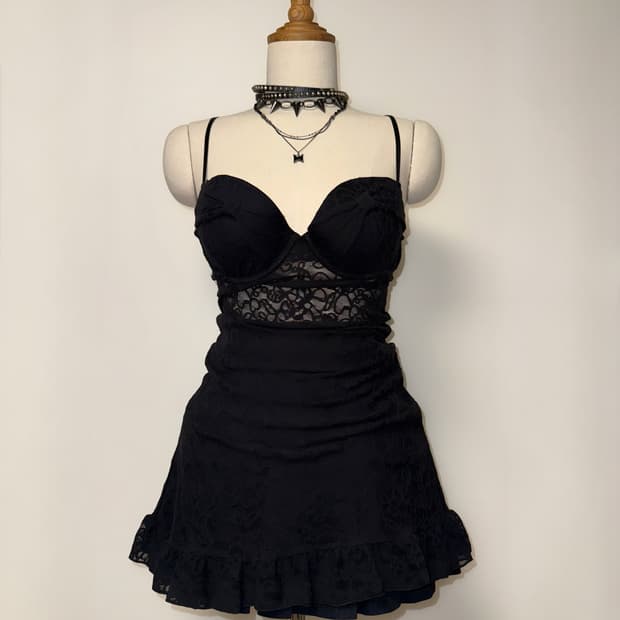 빅토리아시크릿 리본 레이스 슬립