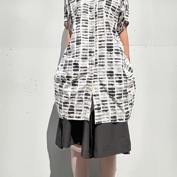 G.BOTTICELLI brush pattern half top&ops