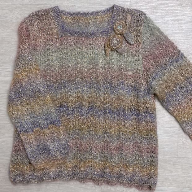 빈티지 모리걸 니트