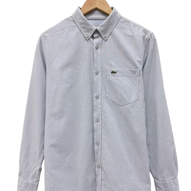 라코스테 체크셔츠 스카이블루 (M) 
