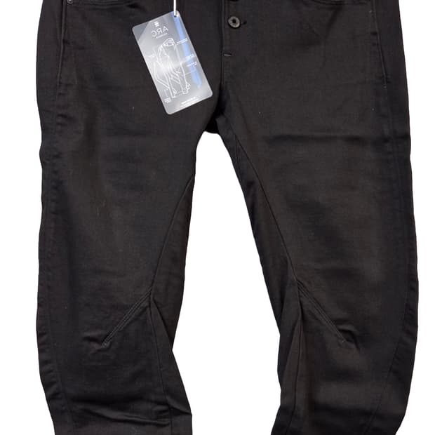 G-Star ARC 블랙 3D스판데님 바지(W26/L28)