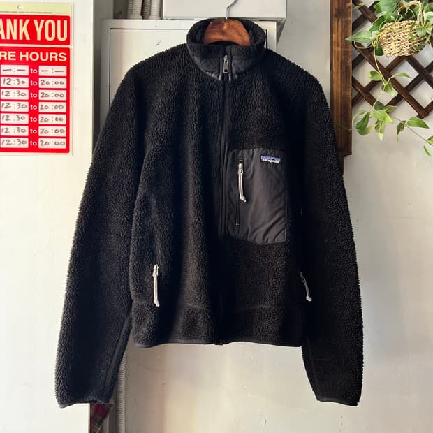 [M]90's 파타고니아 레트로 X Made in USA 블랙 플리스자켓
